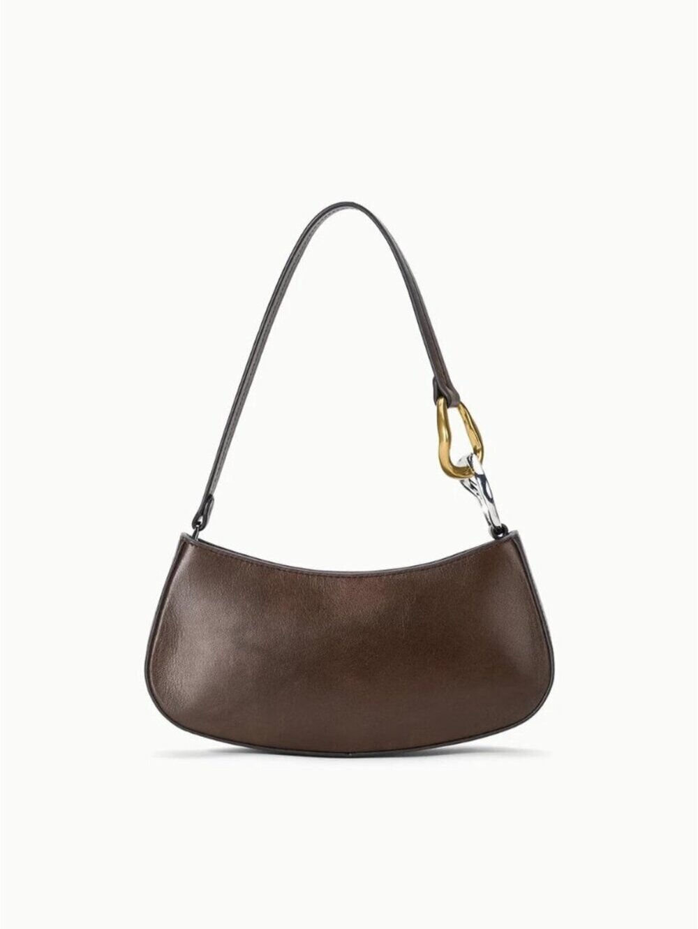 Staud Ollie Bag in Espresso Distressed